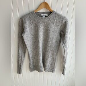Vineyard Vines Wool/ Cashmere Blend Cable Knit Crewneck Sweater Small EUC